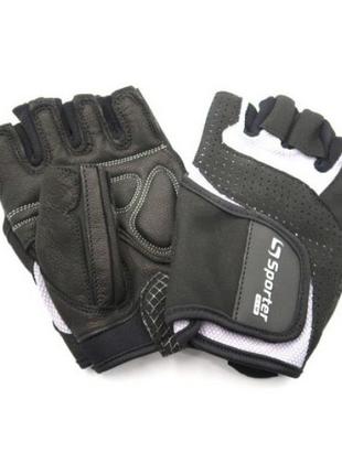 Weightlifting Gloves Black-Grey (M size, Black-Grey) 18+