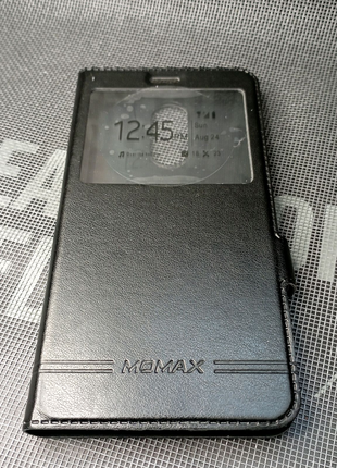 Чохол книжка Lenovo Note 6  Momax чорний