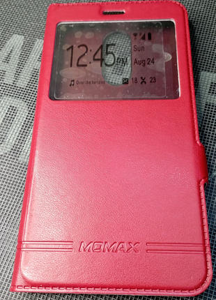 Чохол книжка Lenovo Note 6  Momax червоний