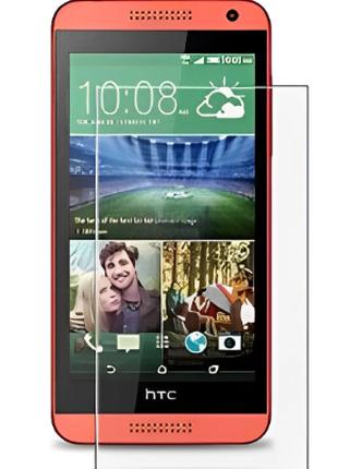 Закаленное защитное стекло на HTC 610 / Прозрачное