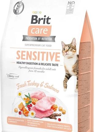 Беззерновой корм для привередливых кошек BritCare Sensitive
Di...