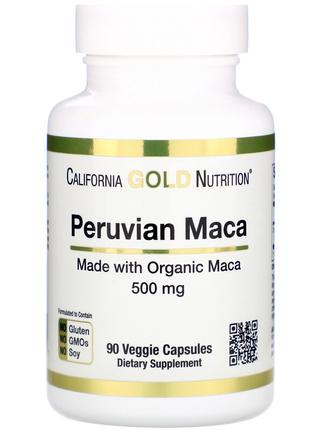Перуанская мака California Gold Nutrition Peruvian Maca, 500 m...