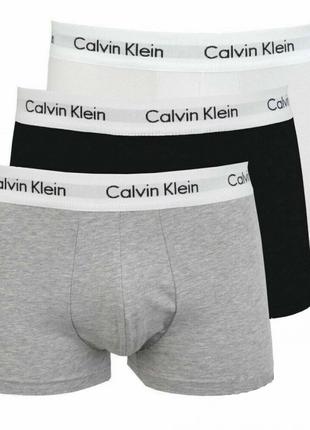 Набор трусов боксеры Calvin Klein Underwear Trunk 3 шт Черный