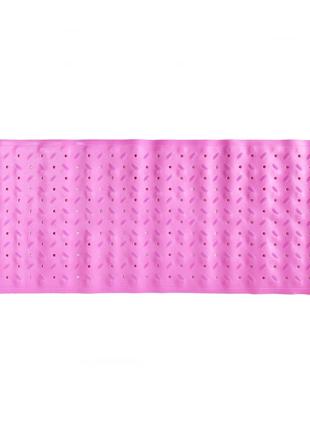 Коврик в ванную комнату на присосках MGZ-0901(Pink) 35х95 см