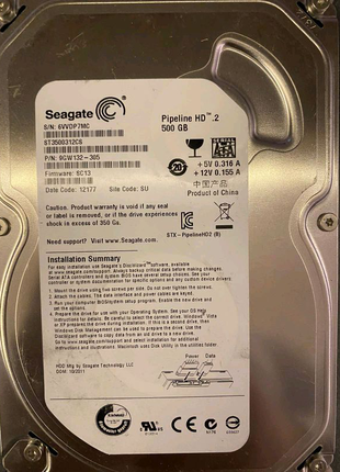 Seagate Pipeline HD2 жорсткий диск
