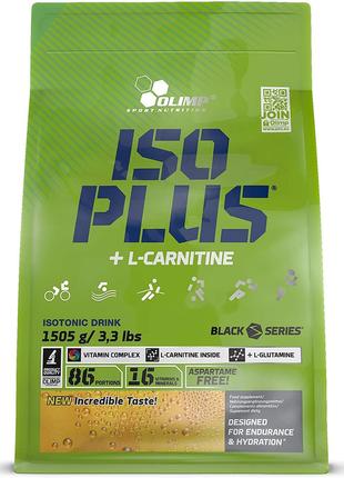 Изотоник - Енергетик Iso Plus powder 1500 g (Lemon)