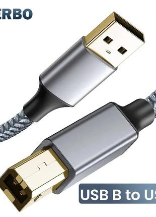 Кабель для принтера NIERBO usb-C, 3 метра