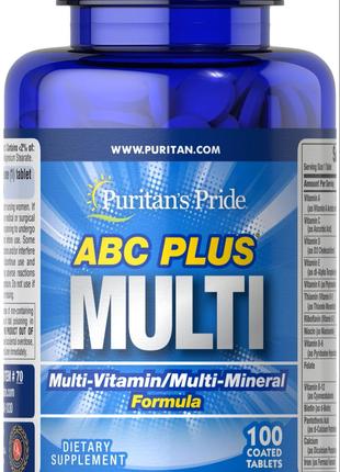 ABC Plus Multivitamin and Multi-Mineral Formula, 100 таблеток