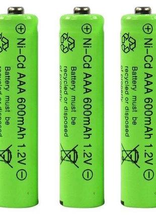 Аккумулятор AAA 1.2V 600 mAh Ni-Cd