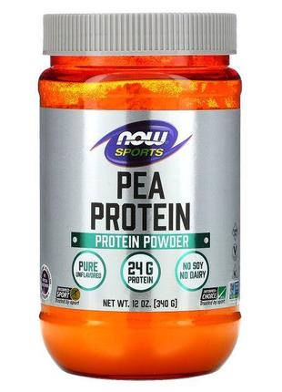 Гороховый протеин Now Pea Protein 340 g