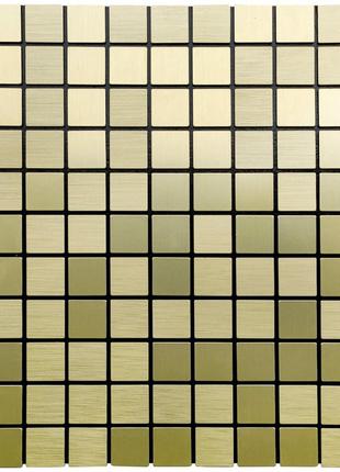 Самоклеющаяся алюминиевая плитка зеленое золото мозаика 300х30...