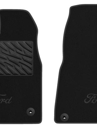 Двухслойные коврики Sotra Premium Black для Ford Transit Custo...