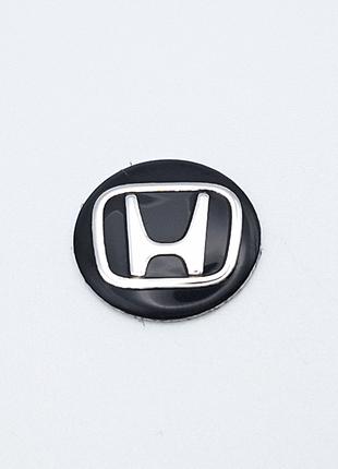 Логотип для автоключа Honda 14 мм (чорний)