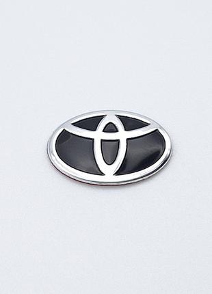 Логотип для автоключа Toyota 15*10 мм (чорний)