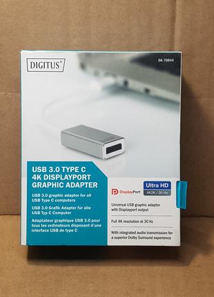 Адаптер Digitus DA-70844 Графический адаптер Displayport USB3....