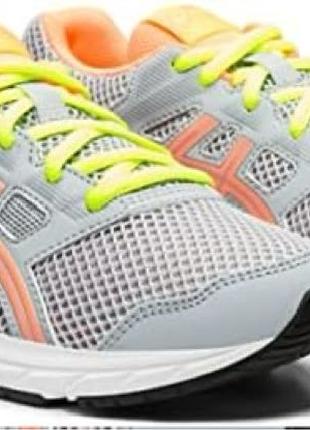Стильні трендові спортивні яскраві кросівки сіточка asics тенісні