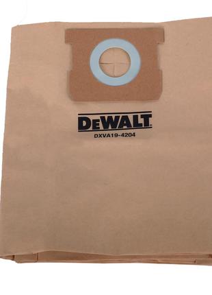 Мешки одноразовые бумажные для пылесоса DeWALT DXVA19-4204