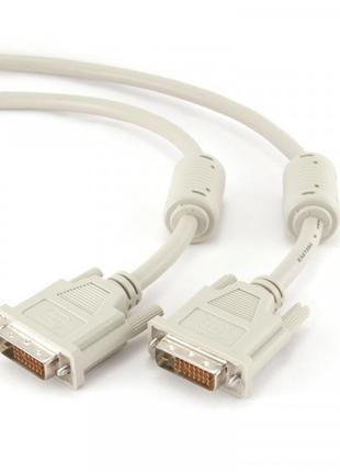 Кабель Cablexpert DVI — DVI (M M), Dual link 24/24, 3 м, білий...