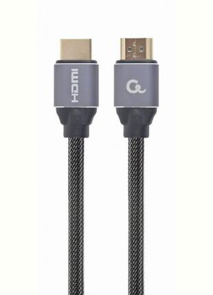 Кабель Cablexpert HDMI — HDMI V 2.0 (M/M), 5 м, чорний/сірий (...