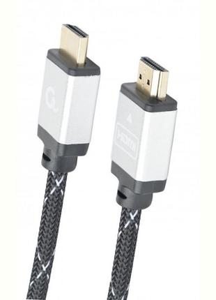 Кабель Cablexpert HDMI — HDMI V 1.4 (M/M), 1 м, чорний/сірий (...