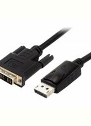 Кабель Atcom DisplayPort — DVI (M/M), 1.8 м, чорний (9504)
