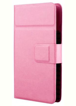 Універсальний чохол-книжка Vellini Smart Book 4.2"-4.8" Pink (...