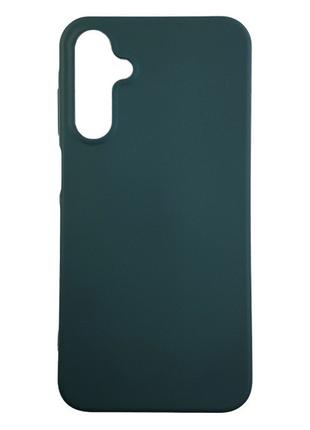Чохол силіконовий для Samsung A15 Dark Green
