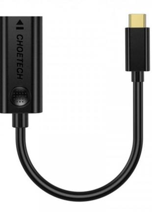 Адаптер Choetech HDMI — USB Type-C (F/M), Black (HUB-H04)