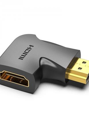 Адаптер Vention HDMI — HDMI (F/M), кутовий, Black (AIPBO)