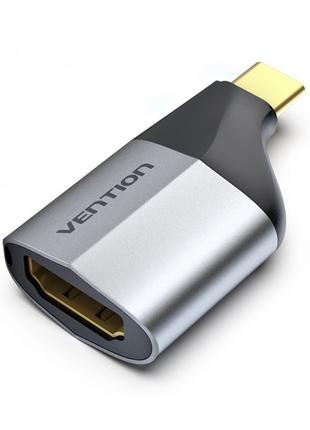Адаптер Vention HDMI — USB Type-C (F/M), Black (TCAH0)