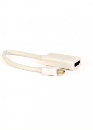 Адаптер Cablexpert mini DisplayPort - HDMI (M/F), 0.15 м, Whit...