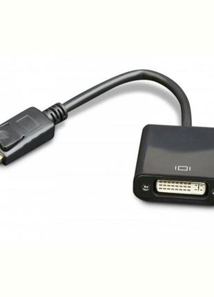 Адаптер Cablexpert DisplayPort — DVI (M/M), 0.1 м, Black (A-DP...