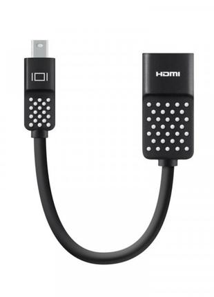 Адаптер Belkin mini DisplayPort - HDMI (M/F), 0.12 м, Black (F...