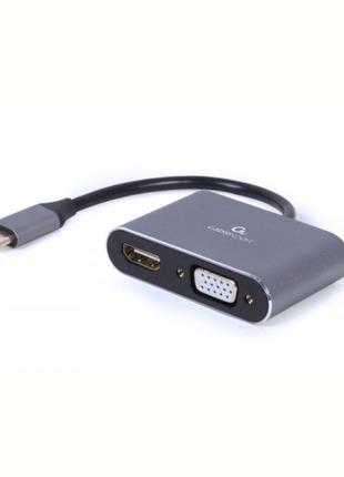 Адаптер Cablexpert HDMI+VGA - USB Type-C (F/M), 0.15 м, Black
...