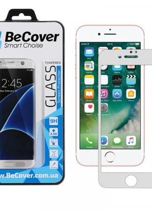 Захисне скло BeCover для Apple iPhone SE 2020/8/7 White (701041)