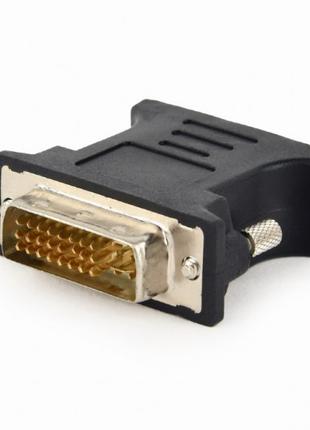 Адаптер Cablexpert DVI — VGA (M/F), Black (A-DVI-VGA-BK)