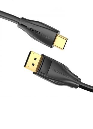 Кабель Vention DisplayPort - USB Type-C (M/M), 1.5 м, Black (C...