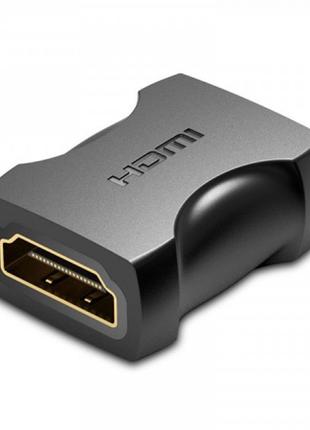 Адаптер Vention HDMI — HDMI (F/F), Black (AIRBO)