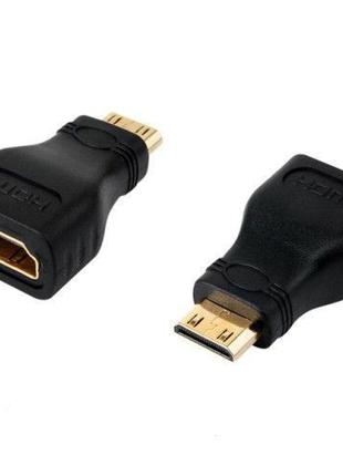 Перехідник Atcom HDMI — mini-HDMI (F/M), Black (AT5285)