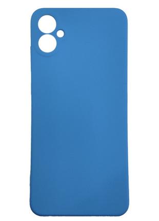 Чохол силіконовий для Samsung A05 Blue