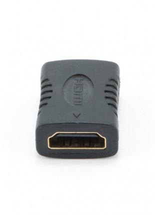 Адаптер Cablexpert HDMI — HDMI (F/F), F19, Black (A-HDMI-FF)