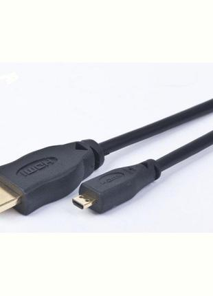 Кабель Cablexpert HDMI — micro-HDMI V 2.0 (M/M), 1.8 м, чорний...