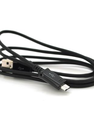 Кабель USB 2.0 (AM/Micro 5 pin) 1,0 м, чорний, ОЕМ, Q250