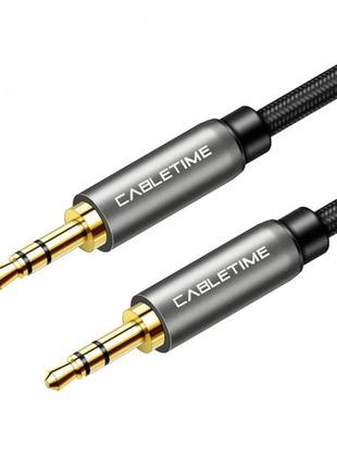 Кабель Cabletime Audio 3.5 мм - 3.5 мм (M/M), 1.8 м, 3 pin, Bl...