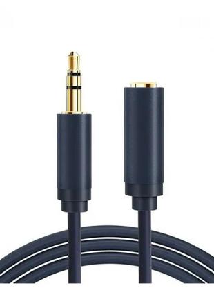 Кабель Cabletime Audio 3.5 мм — 3.5 мм (M/F), 1.5 м, Black, 3 ...