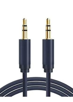 Кабель Cabletime Audio 3.5 мм - 3.5 мм (M/M), 1 м, Black, 3 pi...