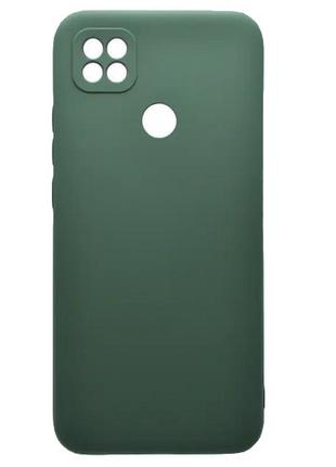 Чохол силіконовий для Xiaomi Redmi 10C Dark Green (48)
