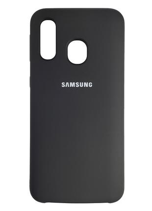 Чохол силіконовий для Samsung A30 Black