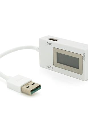 USB тестер Keweisi KWS-1705B напруги (3-8V) і струму (0-3A), B...