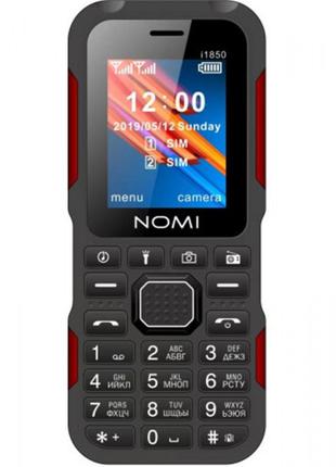 Мобільний телефон Nomi i1850 Dual Sim Black-Red